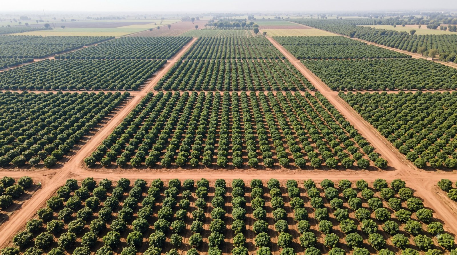 High density fruit plantation